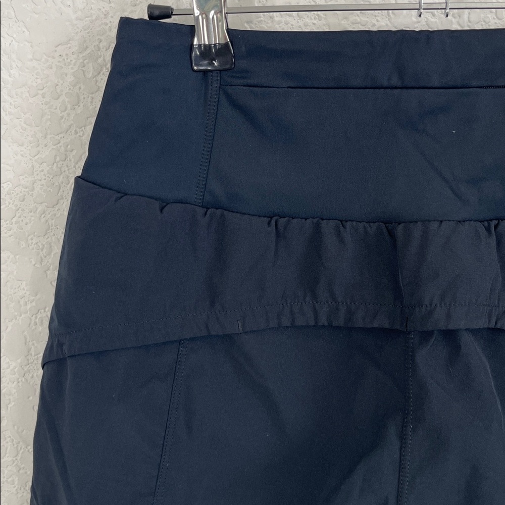 THE GYM PEOPLE High Waisted Running Shorts Quick Dry Mesh Liner Zipper Pockets - Picture 5 of 9
